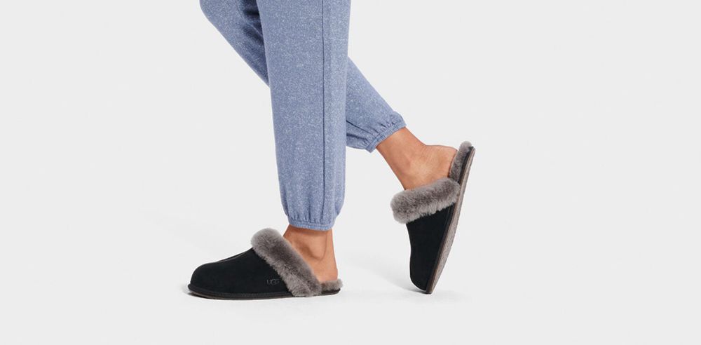 Ugg Scuffette Ii - Womens Slippers - Black / Grey - NZ (1072EIWSZ)